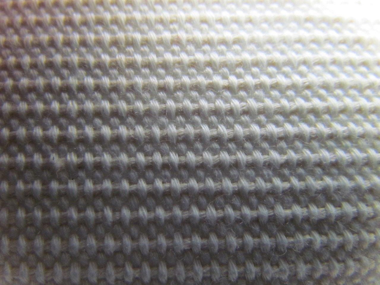 2-Sided White Woven Fabric Conveyor Belt Rubber Core 14.25"X31' Long 0.115"Thick