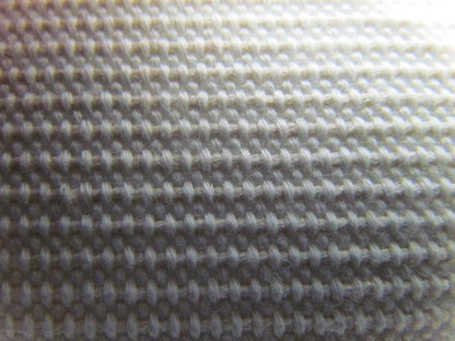 2-Sided White Woven Fabric Conveyor Belt Rubber Core 14.25"X31' Long 0.115"Thick
