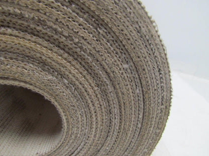 2-Sided White Woven Fabric Conveyor Belt Rubber Core 14.25"X31' Long 0.115"Thick