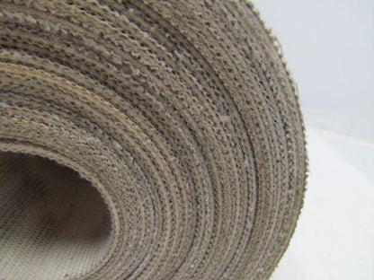 2-Sided White Woven Fabric Conveyor Belt Rubber Core 14.25"X31' Long 0.115"Thick