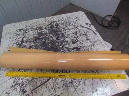 2-Sided Yellow Urethane/Plastic PVC Rubber Smooth Top Coated Conveyor Belt 48"