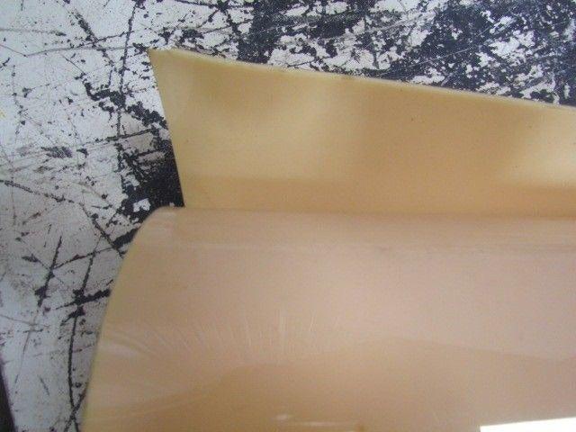 2-Sided Yellow Urethane/Plastic PVC Rubber Smooth Top Coated Conveyor Belt 48"