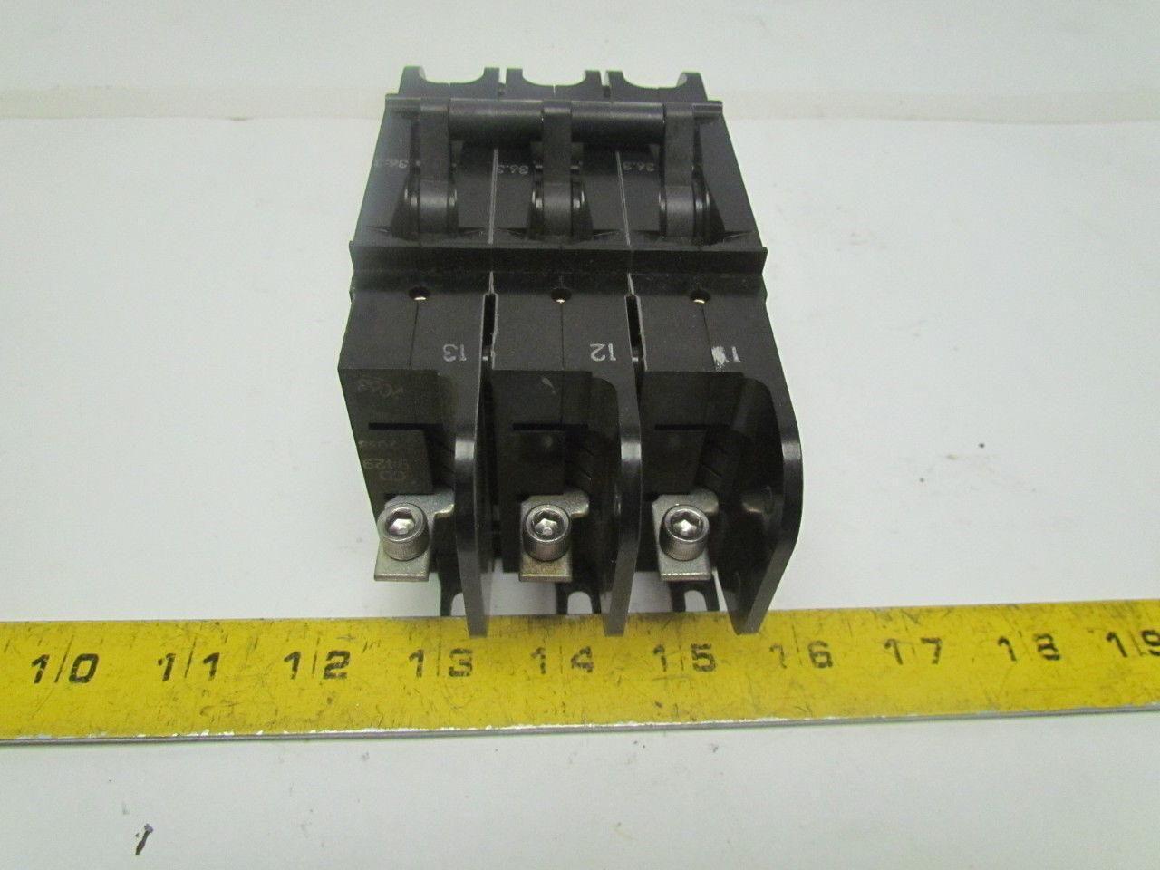 Heinemann CF3-G8-AE CF3-Z229-14 3-Pole Circuit Breaker 36.3A 600V