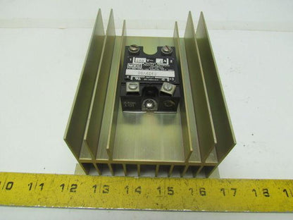 MEC SSA4840 SSHE-54 Solid State Relay w/Heatsink 480V 40A Output SSR Panel Mount