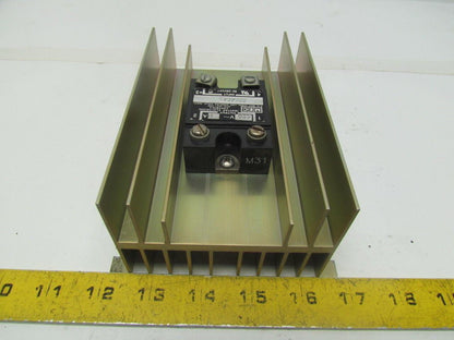 MEC SSA4840 SSHE-54 Solid State Relay w/Heatsink 480V 40A Output SSR Panel Mount