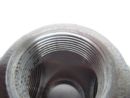 JP Ward 1-1/2"NPT Class 150 Malleable Iron Black Pipe Cross Fitting Lot of 7 USA