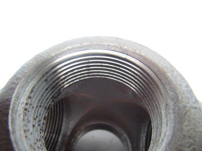 JP Ward 1-1/2"NPT Class 150 Malleable Iron Black Pipe Cross Fitting Lot of 7 USA