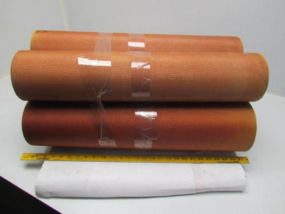 2-Ply Black Rubber Impression Top Conveyor Belt 26"W 7'L 4-Rolls 28' Total