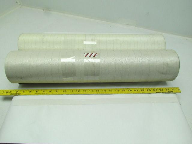 2-Ply Black PVC Rubber Rough Top Incline Conveyor Belt 24"x60" 2-Rolls 10' Total