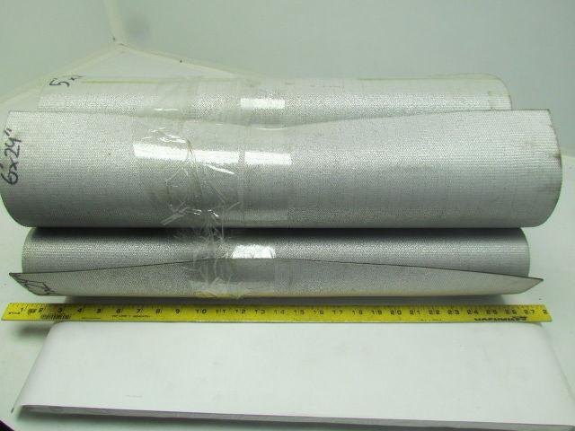 1-Ply Black Nylon Slip Top Impression Conveyor Belt 24" Wide 5-Rolls 28' Total