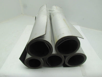 1-Ply Black Nylon Slip Top Impression Conveyor Belt 24" Wide 5-Rolls 28' Total