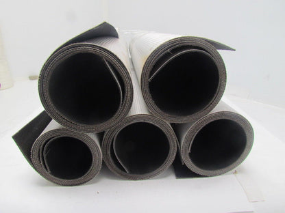 1-Ply Black Nylon Slip Top Impression Conveyor Belt 24" Wide 5-Rolls 28' Total