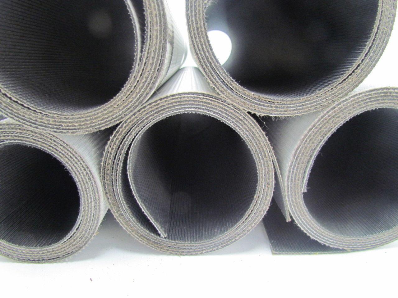 1-Ply Black Nylon Slip Top Impression Conveyor Belt 24" Wide 5-Rolls 28' Total