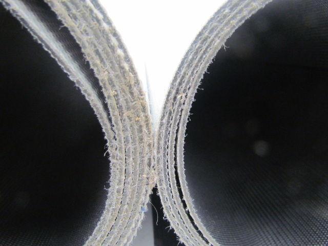 Black Nylon Slip Top Impression Conveyor Belt 26" Wide 3-Rolls 18' Total Length