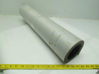 Black Nylon Slip Top Impression Top Conveyor Belt 26" Wide 12' Long 0.078"Thick