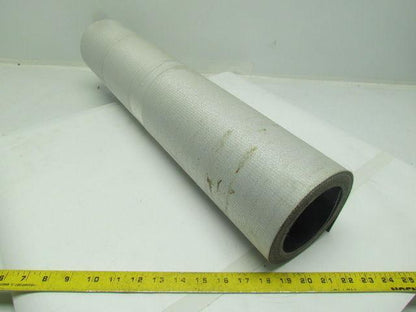 Black Nylon Slip Top Impression Top Conveyor Belt 26" Wide 12' Long 0.078"Thick
