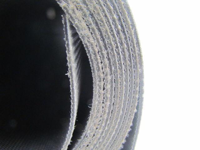 Black Nylon Slip Top Impression Top Conveyor Belt 26" Wide 12' Long 0.078"Thick