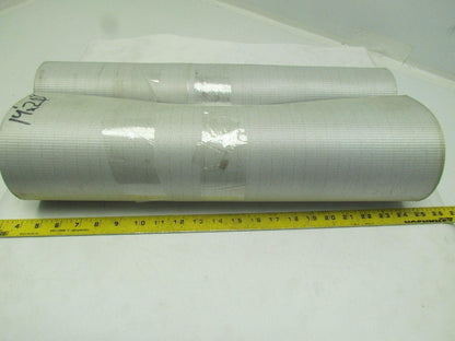 Black Nylon Impression/Slip Top Conveyor Belt 20" Wide 2-Rolls 20' Total Length