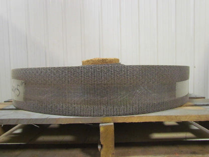 Black PVC Rubber Rough Top Incline Conveyor Belt Bare Back 5" Wide 200' Long