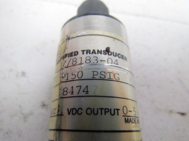 Sensotec LV/8183-04 Amplified Pressure Transducer 0-150 PSI 1/4" NPT
