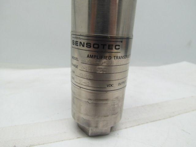 Sensotec 440/7229-09 Amplified Pressure Transducer 0-150 PSI 15-40VDC 1/4" NPT