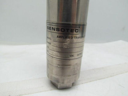 Sensotec 440/7229-09 Amplified Pressure Transducer 0-150 PSI 15-40VDC 1/4" NPT