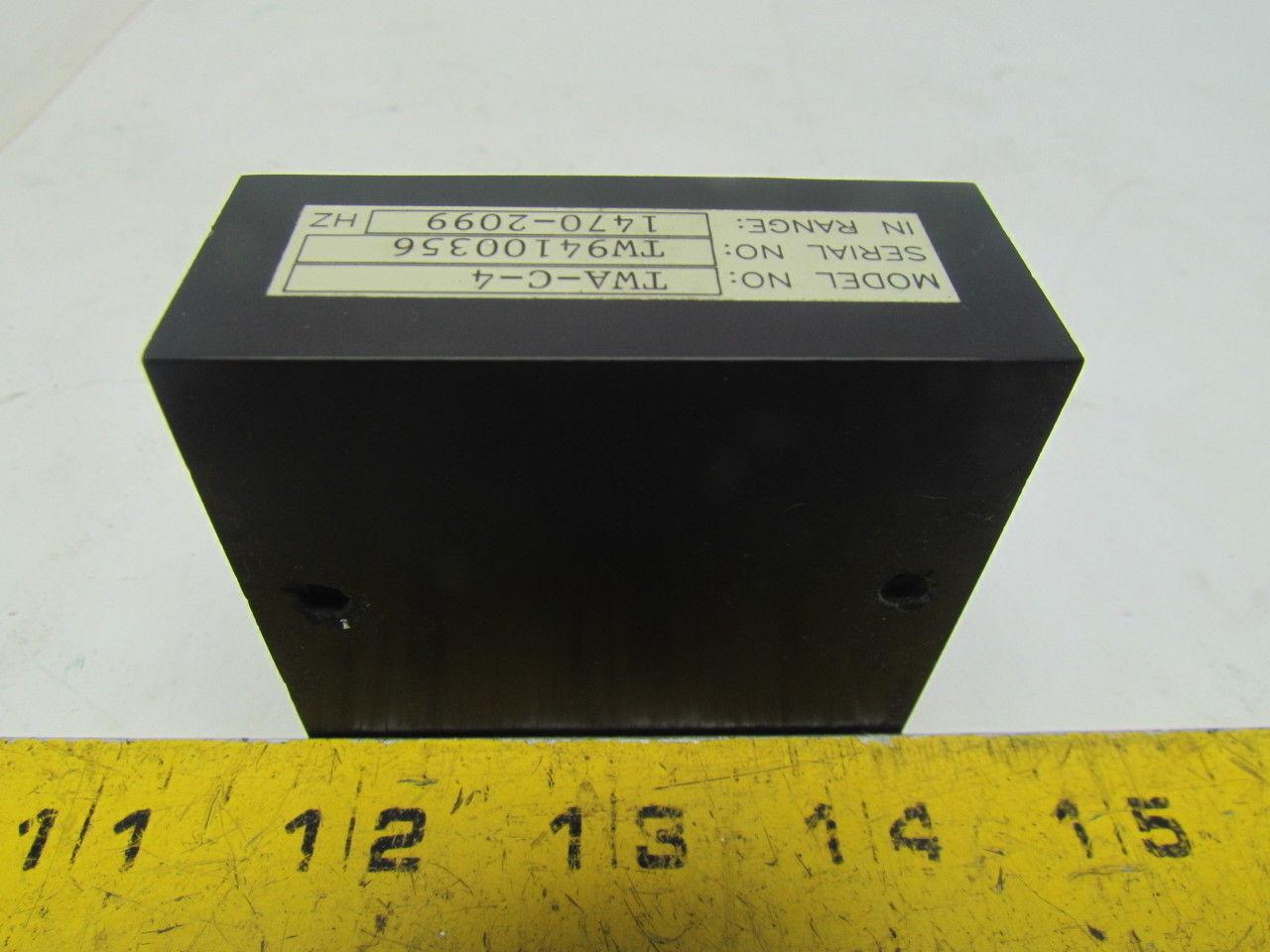 EG&G TWA-C-4 Transmitter 1470-2099 Hz Range 4-20mA
