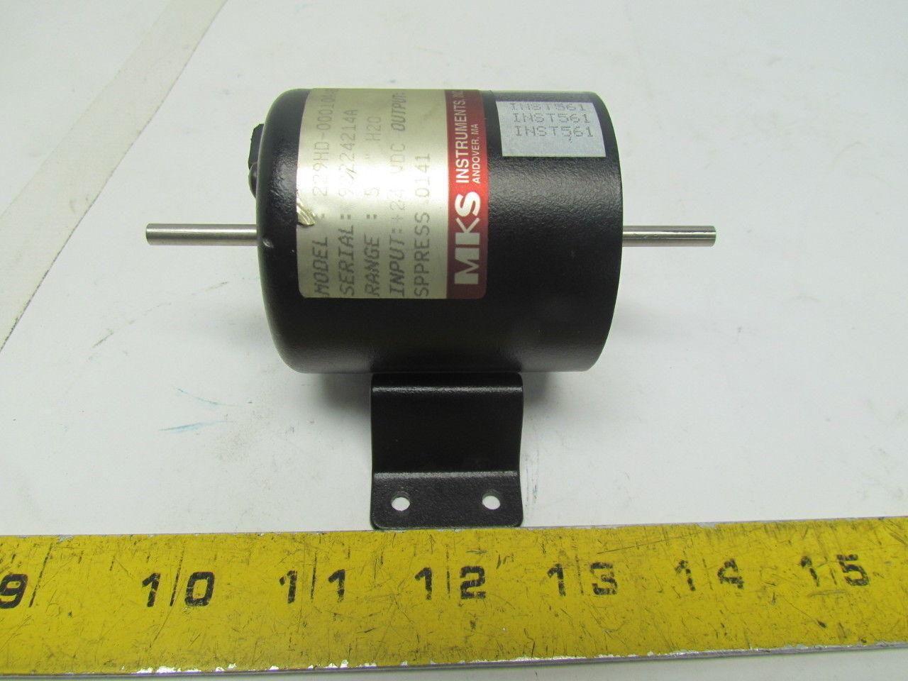 MKS 229HD-00010AABS 229A Pressure Transmitter 5" H20 Range Transducer Type 229A