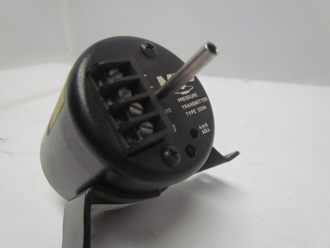 MKS 229HD-00010AABS 229A Pressure Transmitter 5" H20 Range Transducer Type 229A