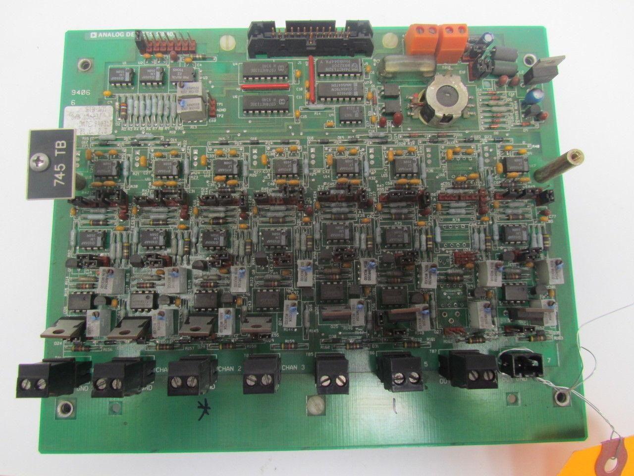 Analog Devices STB-AOT 8-Channel Output Board STB-A0T For Parts or Repair