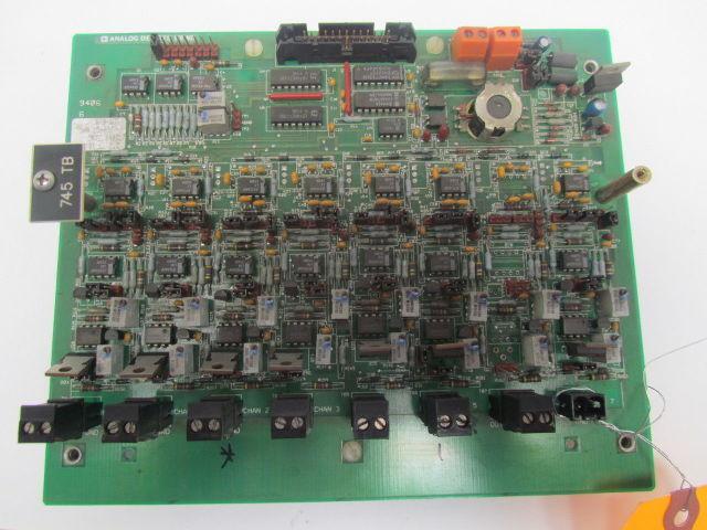 Analog Devices STB-AOT 8-Channel Output Board STB-A0T For Parts or Repair