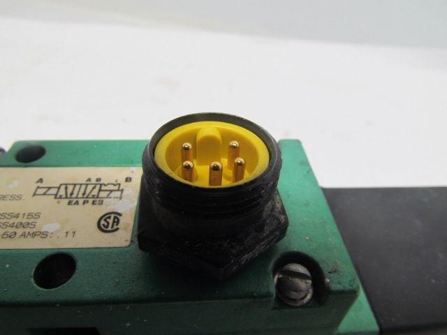 Numatics A12SS400S A13SS415S Pneumatic Double Solenoid Valve 120V .11A Coils