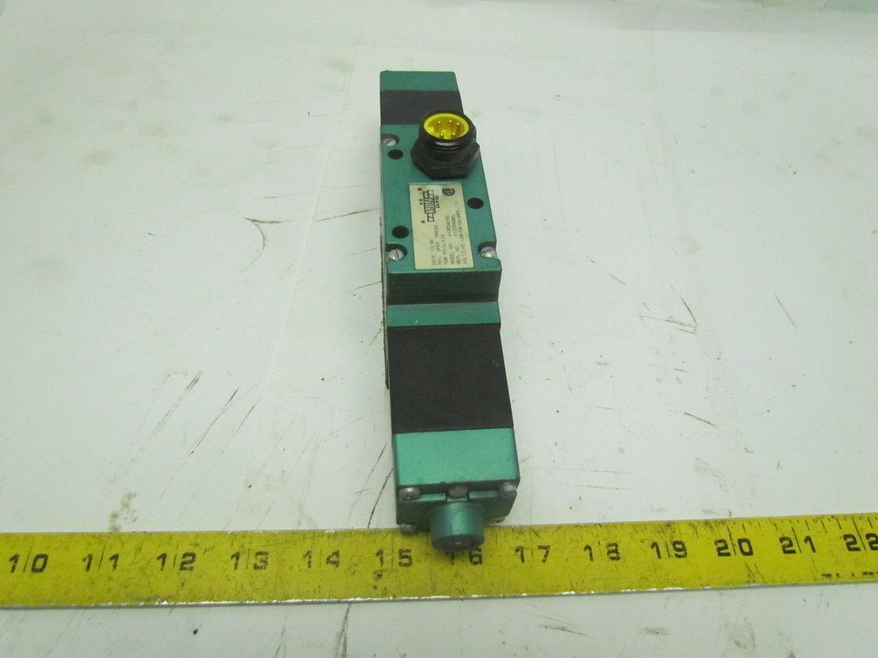 Numatics A12SS400S A13SS415S Pneumatic Double Solenoid Valve 120V .11A Coils