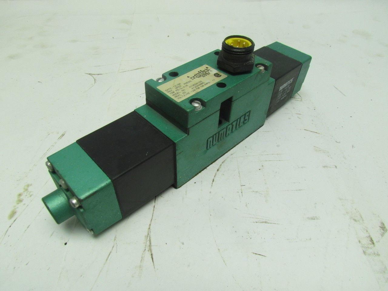 Numatics A12SS400S A13SS415S Pneumatic Double Solenoid Valve 120V .11A Coils