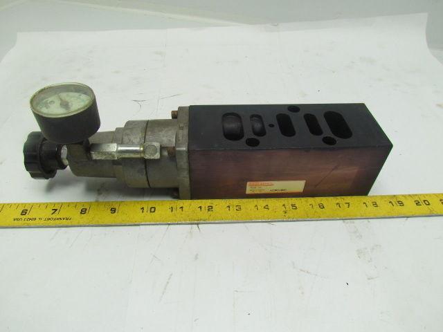 Numatics A23RS100O Pneumatic Regulator Valve Block 10-130 PSIG Automotive 250Ser