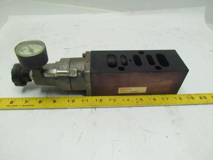 Numatics A23RS100O Pneumatic Regulator Valve Block 10-130 PSIG Automotive 250Ser