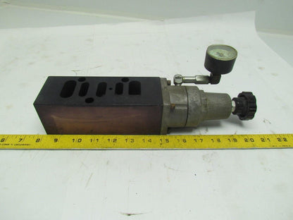 Numatics A23RS100O Pneumatic Regulator Valve Block 10-130 PSIG Automotive 250Ser