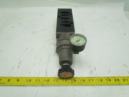 Numatics A23RS100O Pneumatic Regulator Valve Block 10-130 PSIG Automotive 250Ser
