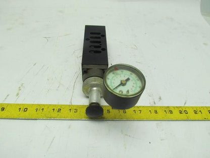 Numatics A13RS115O Pneumatic Regulator Valve Block 10-130 PSI Automotive 125 Ser