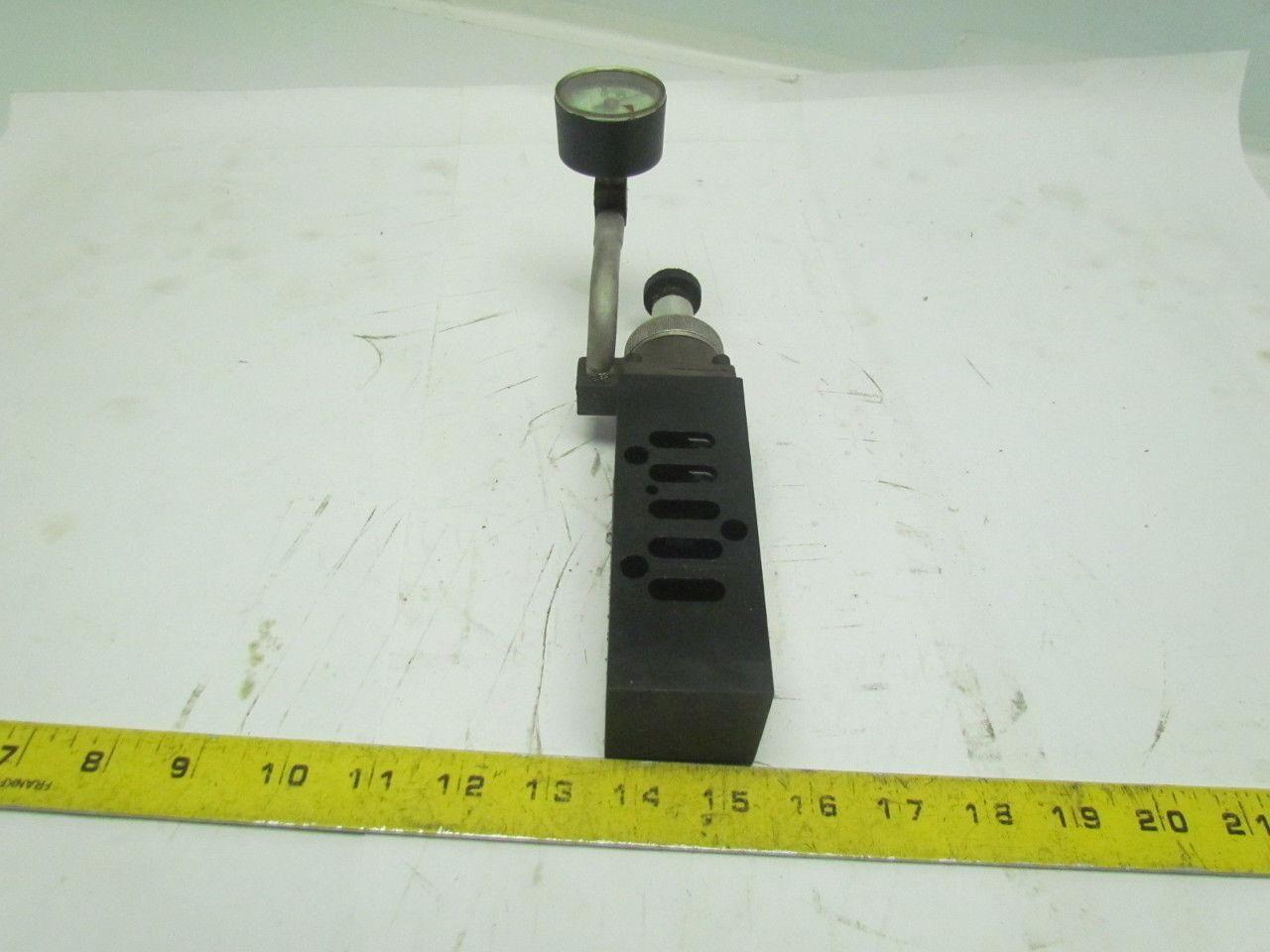 Numatics A13RS115O Pneumatic Regulator Valve Block 10-130 PSI Automotive 125 Ser