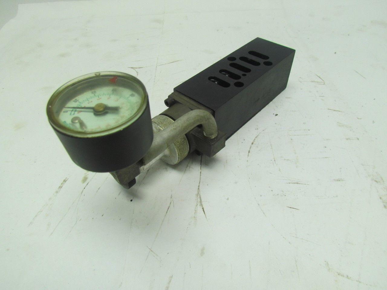 Numatics A13RS115O Pneumatic Regulator Valve Block 10-130 PSI Automotive 125 Ser