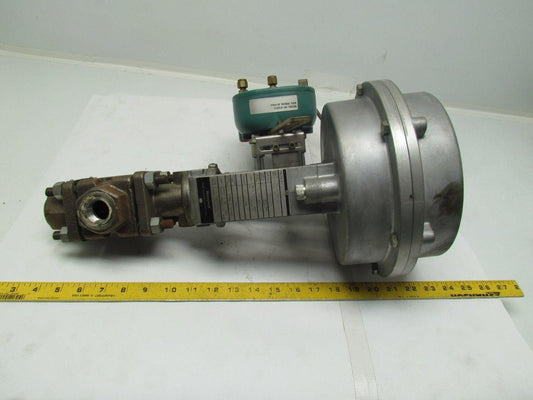 Honeywell 851612-GFA0-1B4-19-P 8"Pneumatic Actuator 3/4" 3Way Valve & Positioner