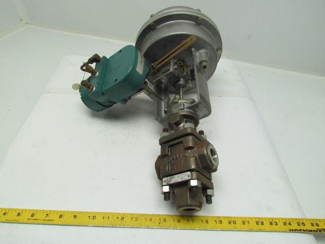 Honeywell 851612-GFA0-1B4-19-P 8"Pneumatic Actuator 3/4" 3Way Valve & Positioner