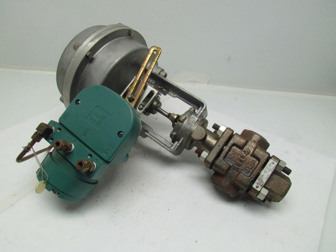 Honeywell 851612-GFA0-1B4-19-P 8"Pneumatic Actuator 3/4" 3Way Valve & Positioner