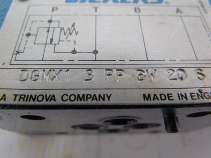 Vickers DGMX1 3 PP BW 20 S Pressure Reducing Module 225-1000 PSI Hydraulic
