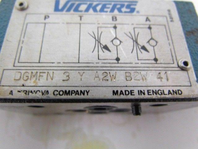 Vickers DGMFN-3-Y-A2W-41 SystemStak Hydraulic Dual Flow Control