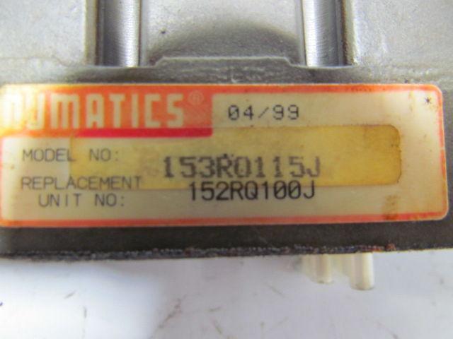 Numatics 153R0115J Sandwich Pneumatic Pressure Regulator