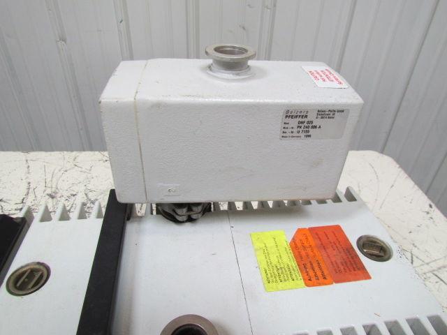 Pfeiffer UNO-016-B Rotary Vane Vacuum Pump .74 HP 265/460V 60 Hz