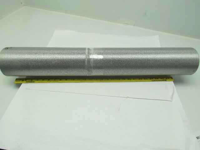 2-Ply Longitudinal Ribbed Grooved Top Black Rubber Conveyor Belt 32"x9' Long