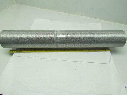 2-Ply Longitudinal Ribbed Grooved Top Black Rubber Conveyor Belt 32"x9' Long